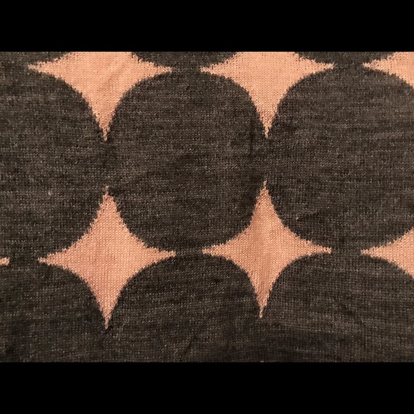 Thr Limited pink w/ gray dots short sleeve sweater - Picture 8 of 15